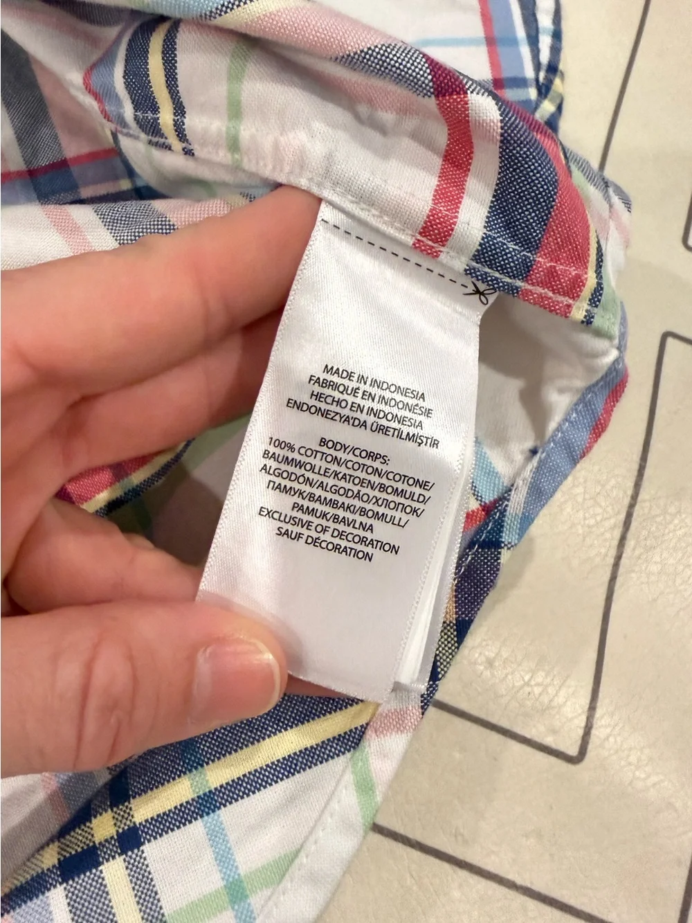 Ralph Lauren Short Sleeve Plaid Button-Down Shirt
